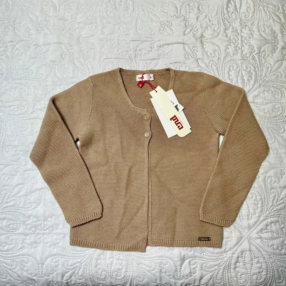 NWT Condor Cardigan Sweater Knit Cotton Size 6